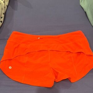Lululemon Athletica Red Athletic Shorts Lightweight Design